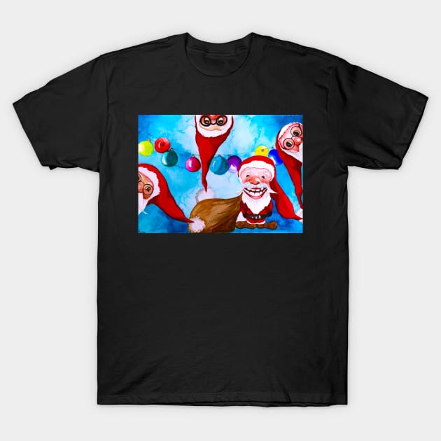 Santa clause group T-Shirt by The artist of light in the darkness 